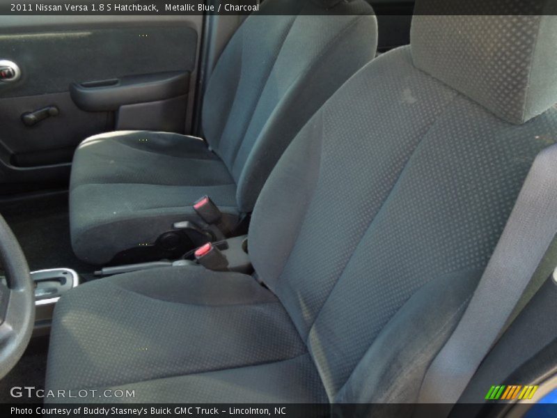 Metallic Blue / Charcoal 2011 Nissan Versa 1.8 S Hatchback