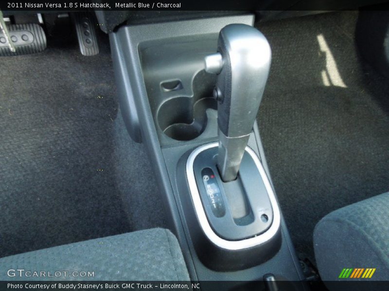 Metallic Blue / Charcoal 2011 Nissan Versa 1.8 S Hatchback