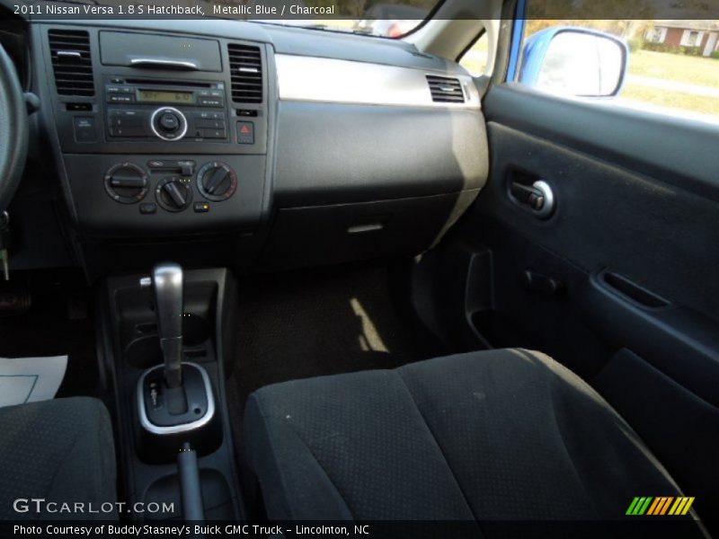Metallic Blue / Charcoal 2011 Nissan Versa 1.8 S Hatchback