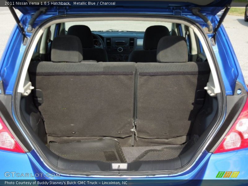 Metallic Blue / Charcoal 2011 Nissan Versa 1.8 S Hatchback