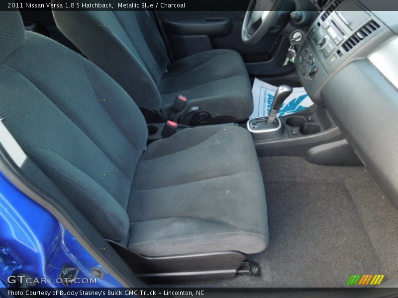 Metallic Blue / Charcoal 2011 Nissan Versa 1.8 S Hatchback