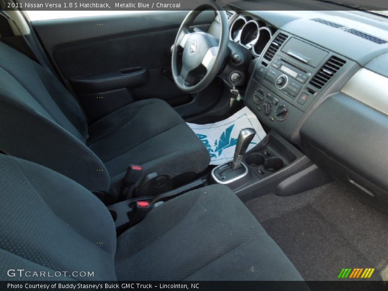 Metallic Blue / Charcoal 2011 Nissan Versa 1.8 S Hatchback