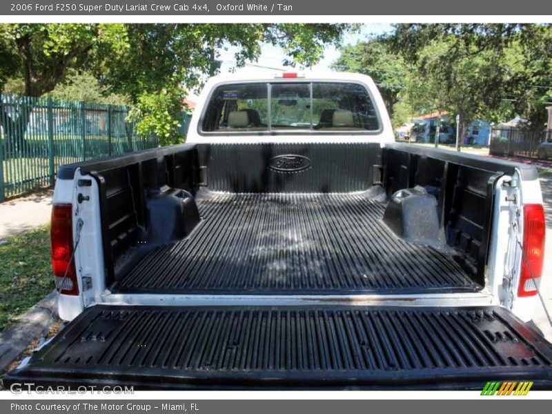 Oxford White / Tan 2006 Ford F250 Super Duty Lariat Crew Cab 4x4