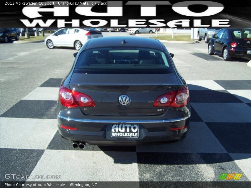 Urano Gray Metallic / Black 2012 Volkswagen CC Sport