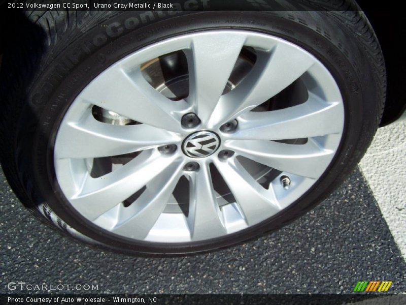 Urano Gray Metallic / Black 2012 Volkswagen CC Sport