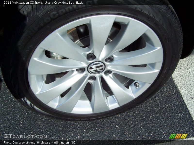 Urano Gray Metallic / Black 2012 Volkswagen CC Sport