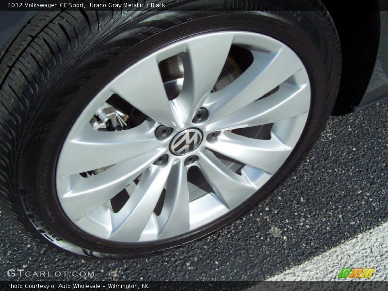 Urano Gray Metallic / Black 2012 Volkswagen CC Sport