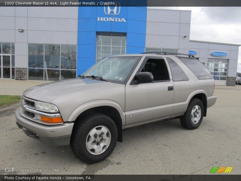 Light Pewter Metallic / Graphite 2003 Chevrolet Blazer LS 4x4