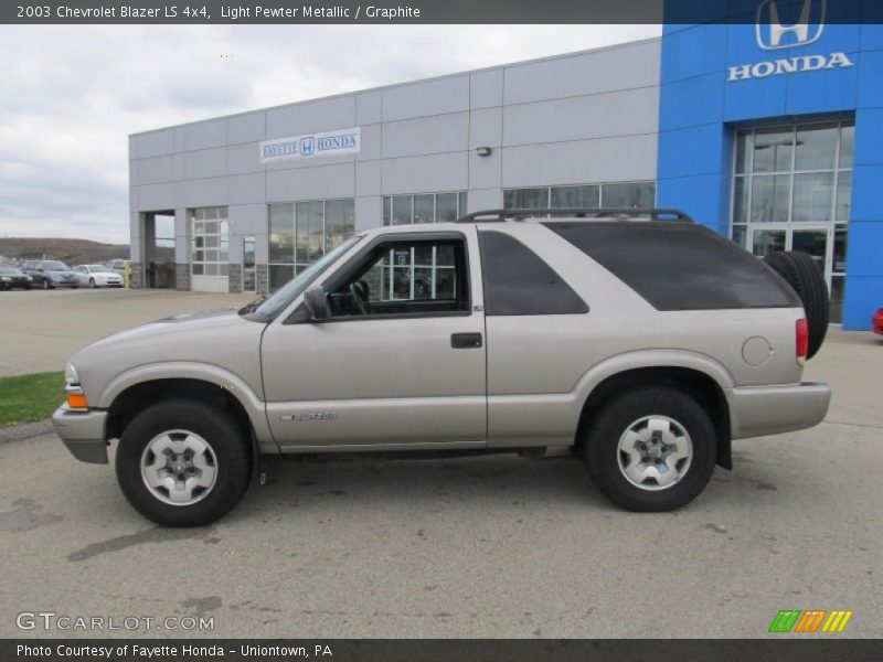 Light Pewter Metallic / Graphite 2003 Chevrolet Blazer LS 4x4