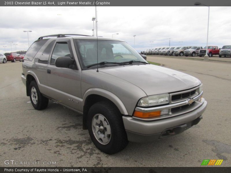 Light Pewter Metallic / Graphite 2003 Chevrolet Blazer LS 4x4