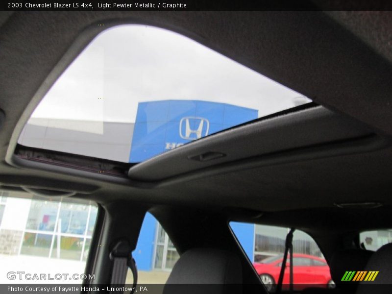 Light Pewter Metallic / Graphite 2003 Chevrolet Blazer LS 4x4