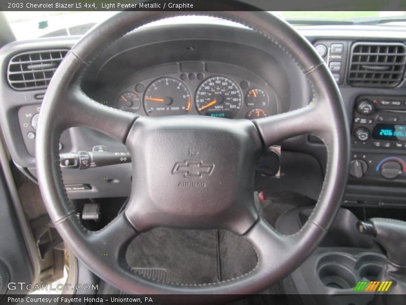Light Pewter Metallic / Graphite 2003 Chevrolet Blazer LS 4x4
