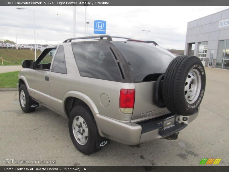Light Pewter Metallic / Graphite 2003 Chevrolet Blazer LS 4x4