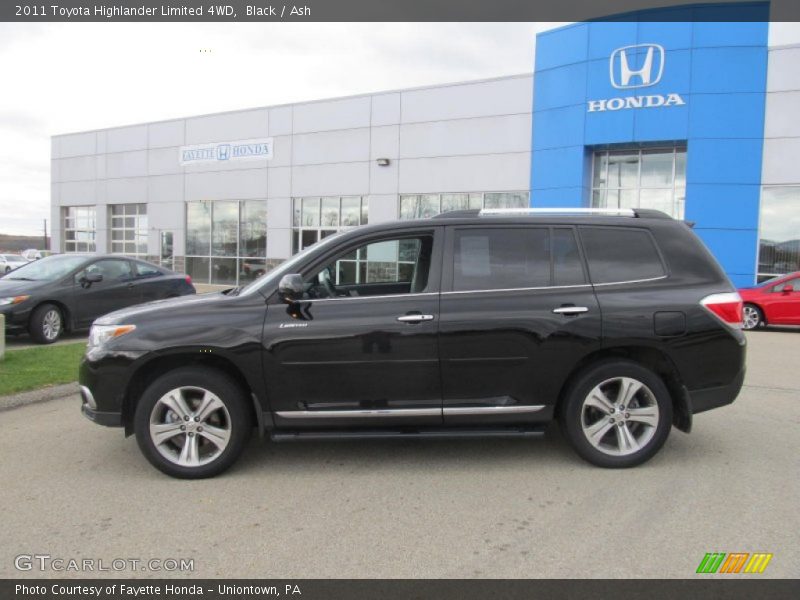 Black / Ash 2011 Toyota Highlander Limited 4WD