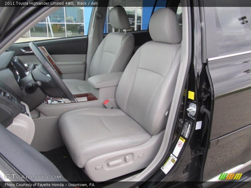 Front Seat of 2011 Highlander Limited 4WD