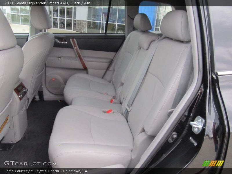 Rear Seat of 2011 Highlander Limited 4WD