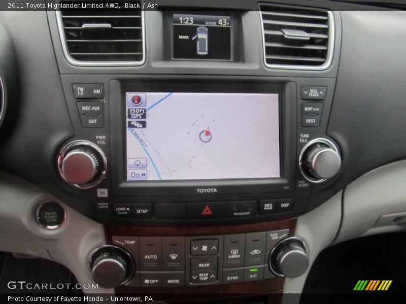 Navigation of 2011 Highlander Limited 4WD