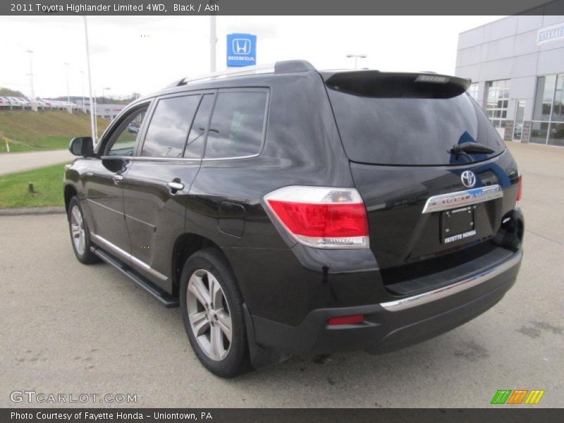 Black / Ash 2011 Toyota Highlander Limited 4WD
