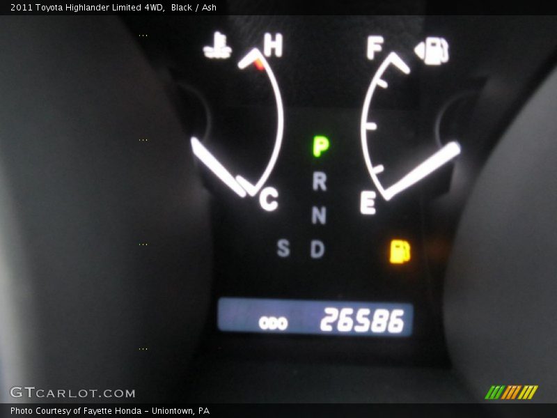 Black / Ash 2011 Toyota Highlander Limited 4WD