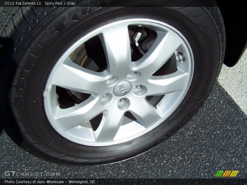 Spicy Red / Gray 2012 Kia Sorento LX