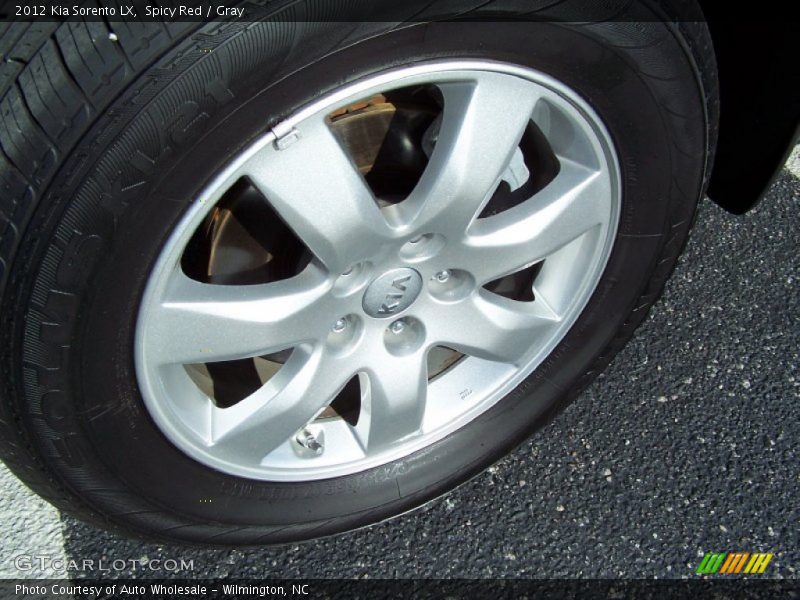 Spicy Red / Gray 2012 Kia Sorento LX