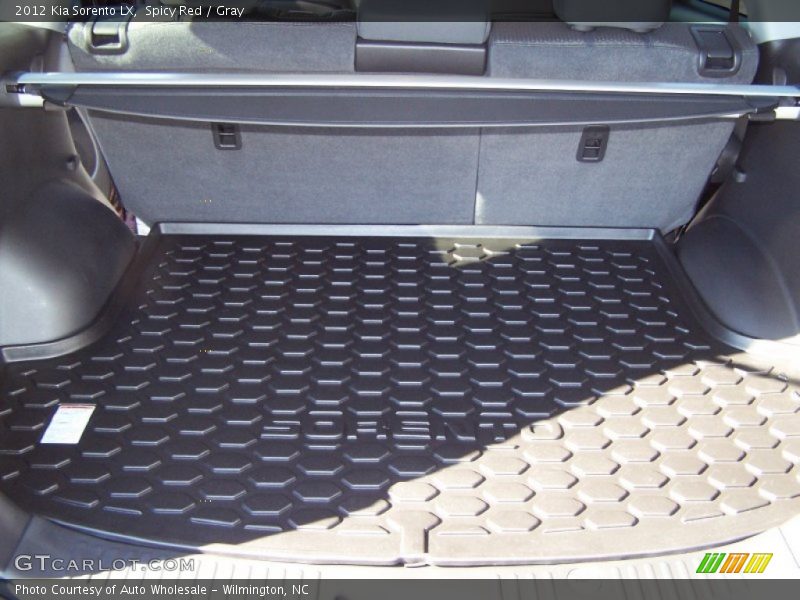 Spicy Red / Gray 2012 Kia Sorento LX
