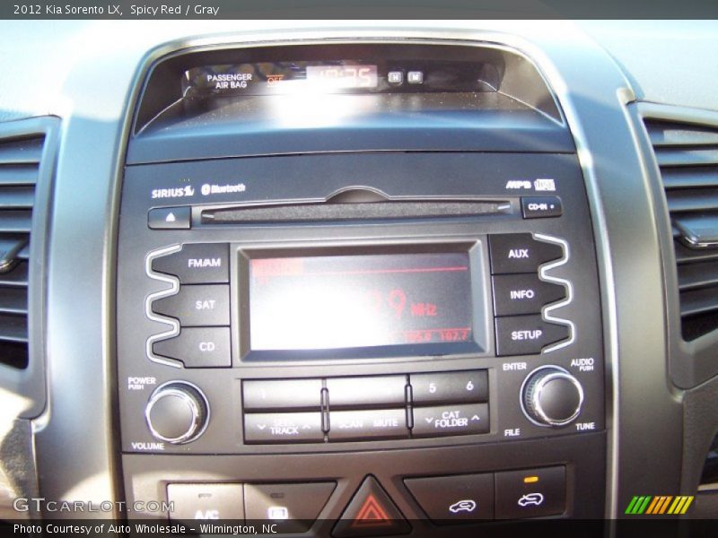 Spicy Red / Gray 2012 Kia Sorento LX