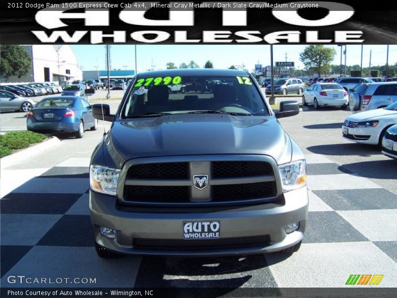 Mineral Gray Metallic / Dark Slate Gray/Medium Graystone 2012 Dodge Ram 1500 Express Crew Cab 4x4