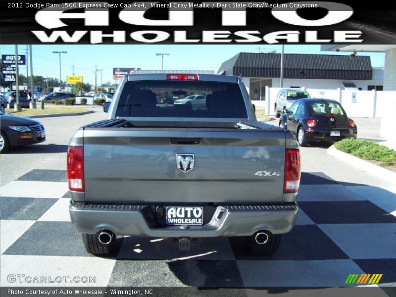 Mineral Gray Metallic / Dark Slate Gray/Medium Graystone 2012 Dodge Ram 1500 Express Crew Cab 4x4
