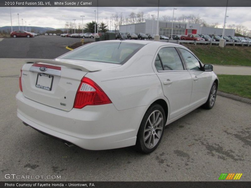 White Suede / Camel 2010 Ford Fusion SEL V6
