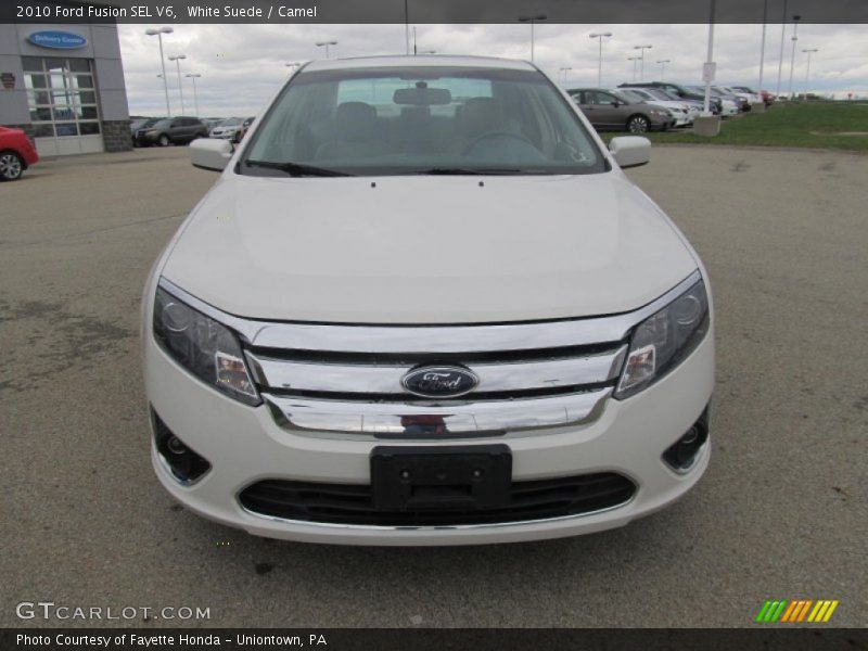 White Suede / Camel 2010 Ford Fusion SEL V6