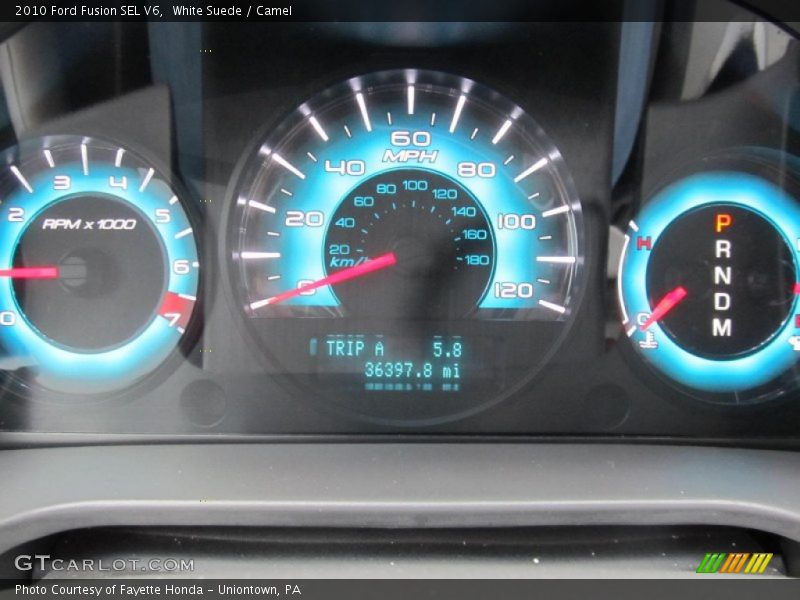 White Suede / Camel 2010 Ford Fusion SEL V6