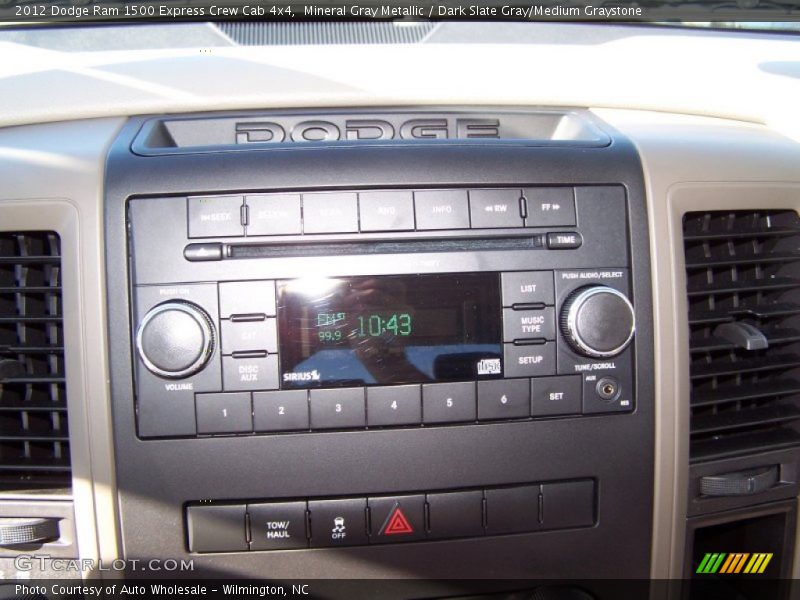 Mineral Gray Metallic / Dark Slate Gray/Medium Graystone 2012 Dodge Ram 1500 Express Crew Cab 4x4