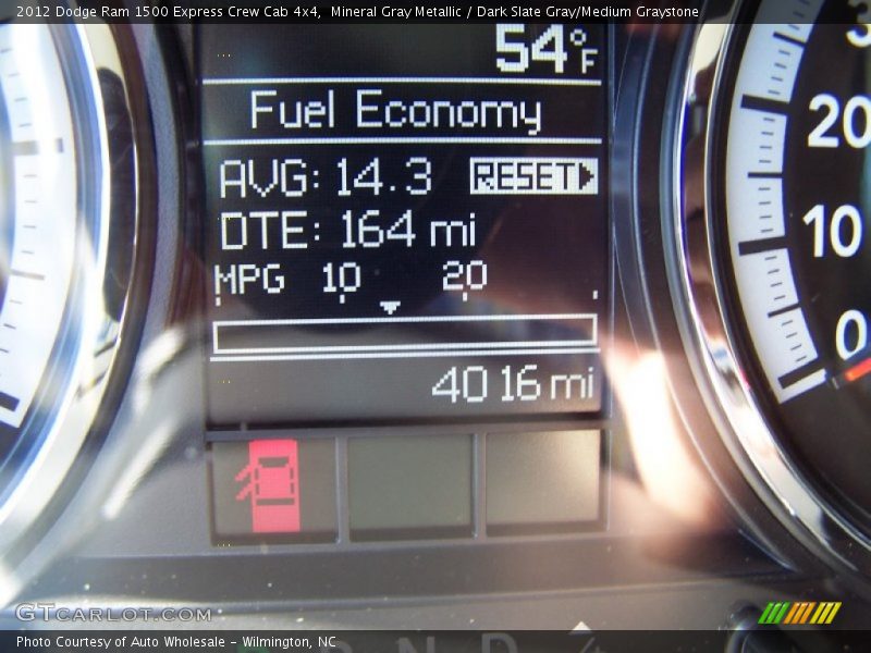 Mineral Gray Metallic / Dark Slate Gray/Medium Graystone 2012 Dodge Ram 1500 Express Crew Cab 4x4