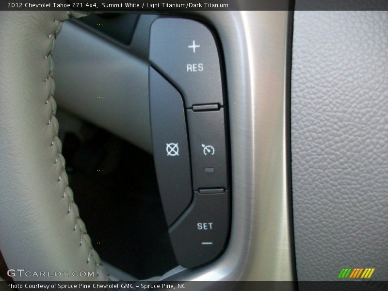 Summit White / Light Titanium/Dark Titanium 2012 Chevrolet Tahoe Z71 4x4