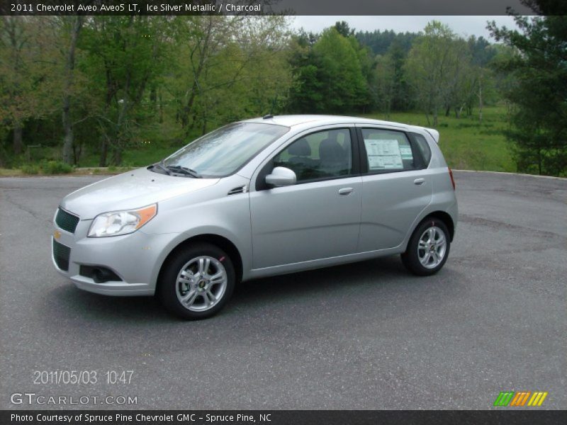 Ice Silver Metallic / Charcoal 2011 Chevrolet Aveo Aveo5 LT
