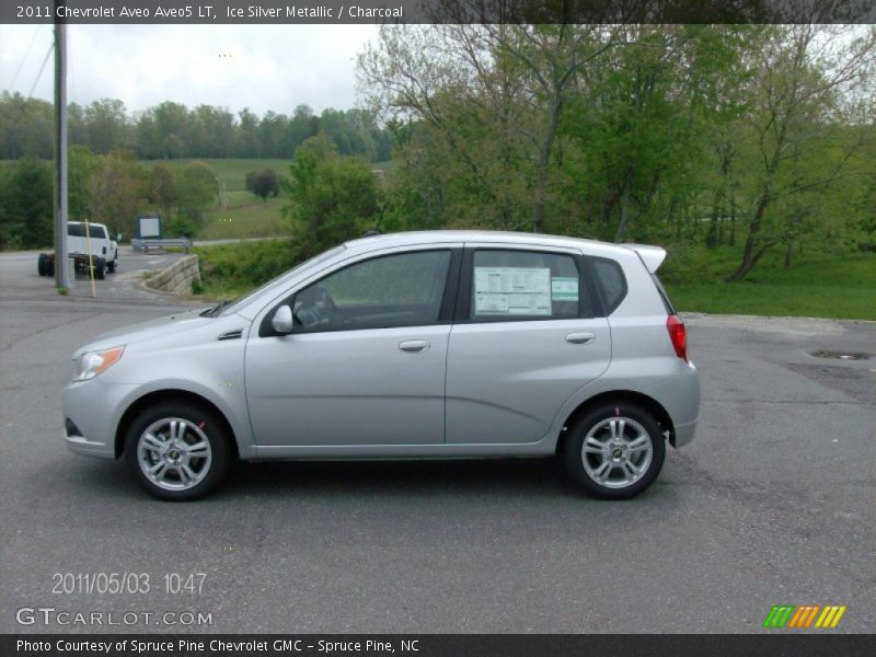 Ice Silver Metallic / Charcoal 2011 Chevrolet Aveo Aveo5 LT