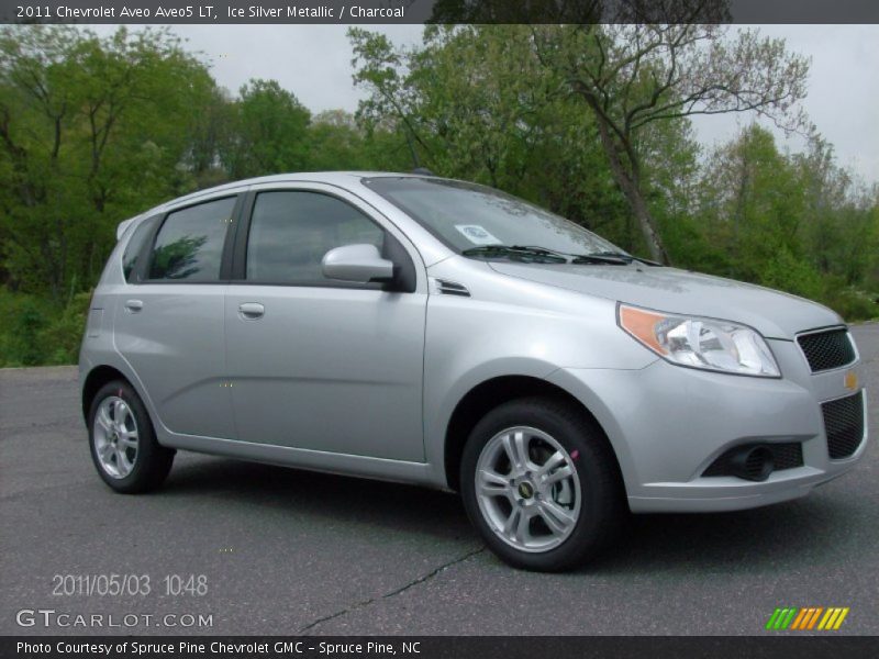 Ice Silver Metallic / Charcoal 2011 Chevrolet Aveo Aveo5 LT