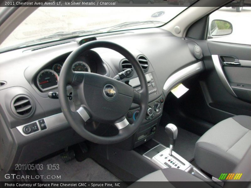 Ice Silver Metallic / Charcoal 2011 Chevrolet Aveo Aveo5 LT