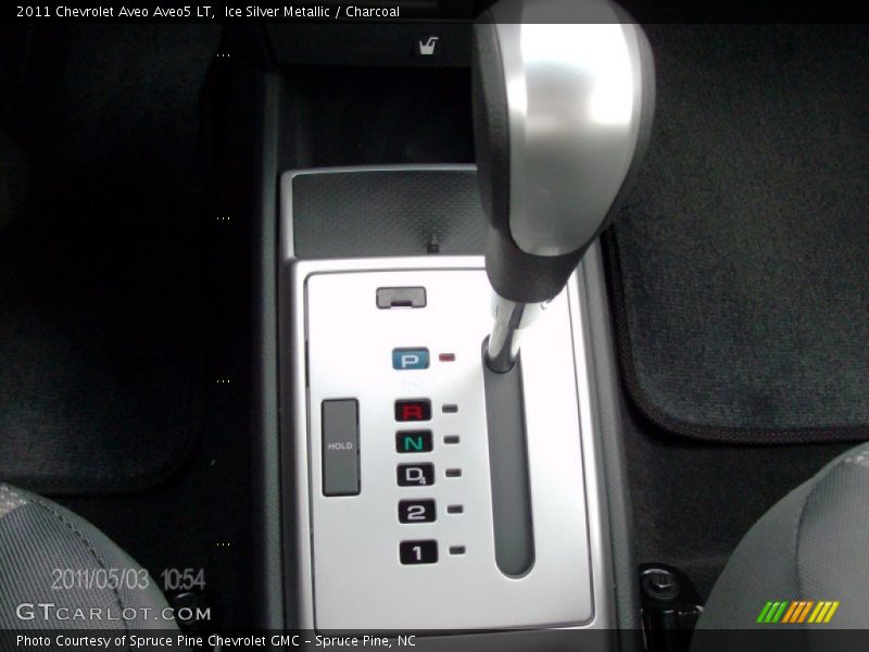Ice Silver Metallic / Charcoal 2011 Chevrolet Aveo Aveo5 LT