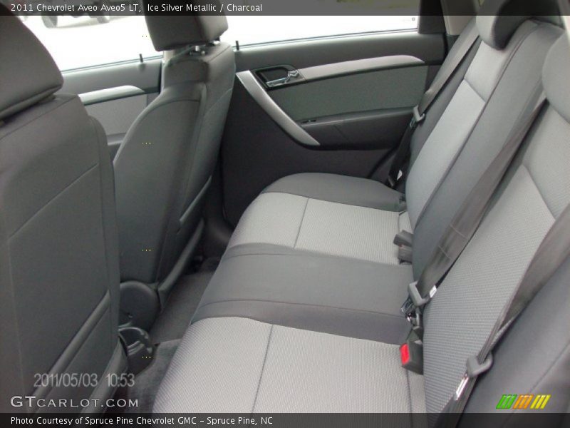 Ice Silver Metallic / Charcoal 2011 Chevrolet Aveo Aveo5 LT