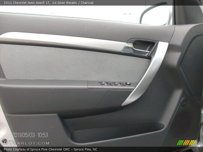 Ice Silver Metallic / Charcoal 2011 Chevrolet Aveo Aveo5 LT