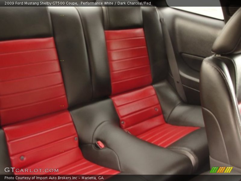 Performance White / Dark Charcoal/Red 2009 Ford Mustang Shelby GT500 Coupe