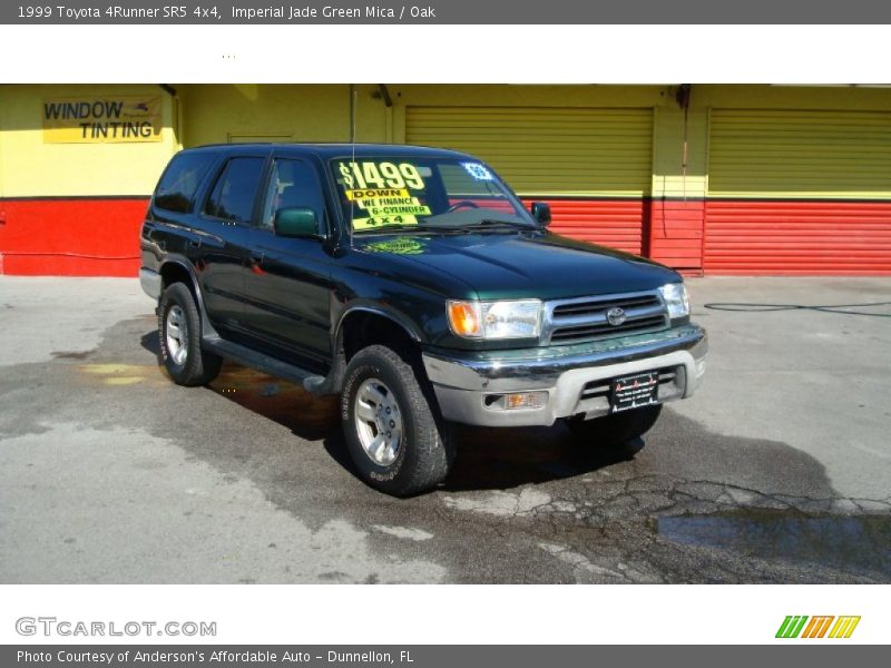 Imperial Jade Green Mica / Oak 1999 Toyota 4Runner SR5 4x4
