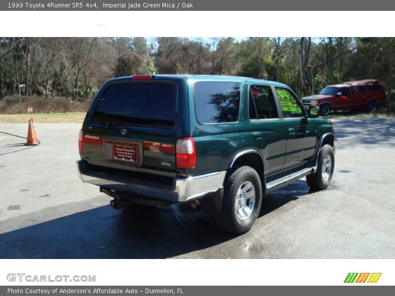 Imperial Jade Green Mica / Oak 1999 Toyota 4Runner SR5 4x4