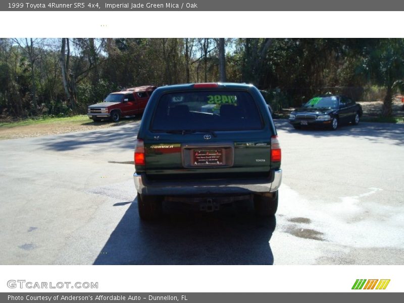 Imperial Jade Green Mica / Oak 1999 Toyota 4Runner SR5 4x4