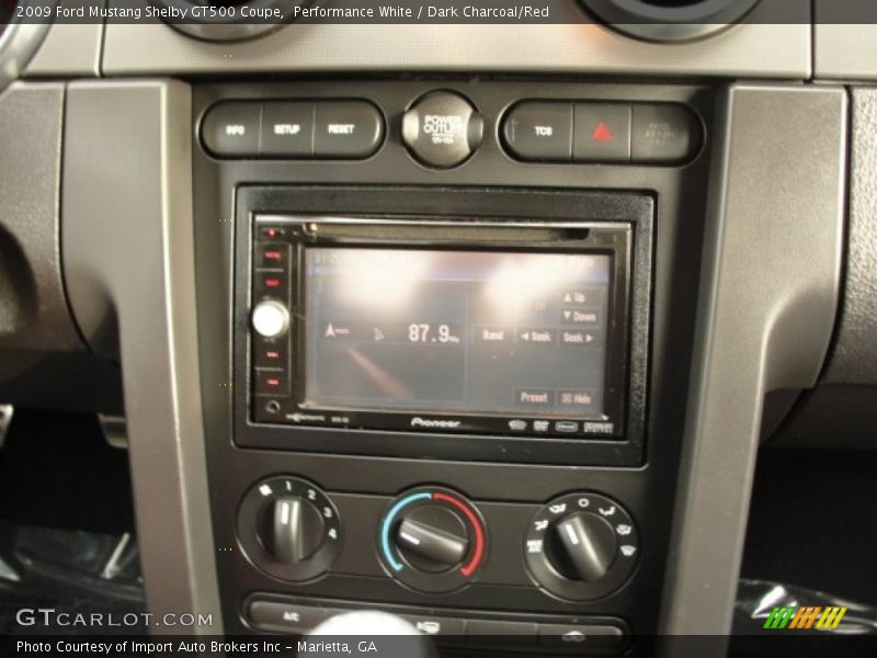 Performance White / Dark Charcoal/Red 2009 Ford Mustang Shelby GT500 Coupe