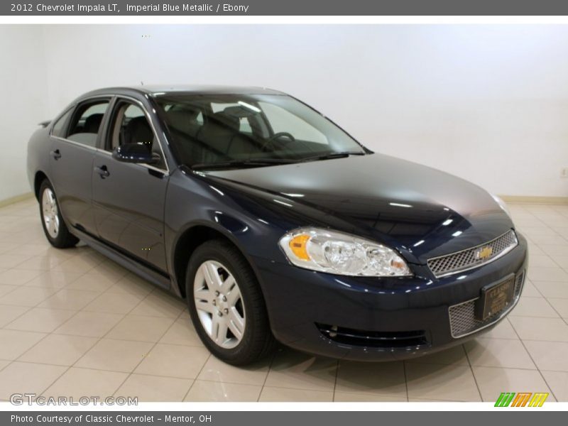 Imperial Blue Metallic / Ebony 2012 Chevrolet Impala LT