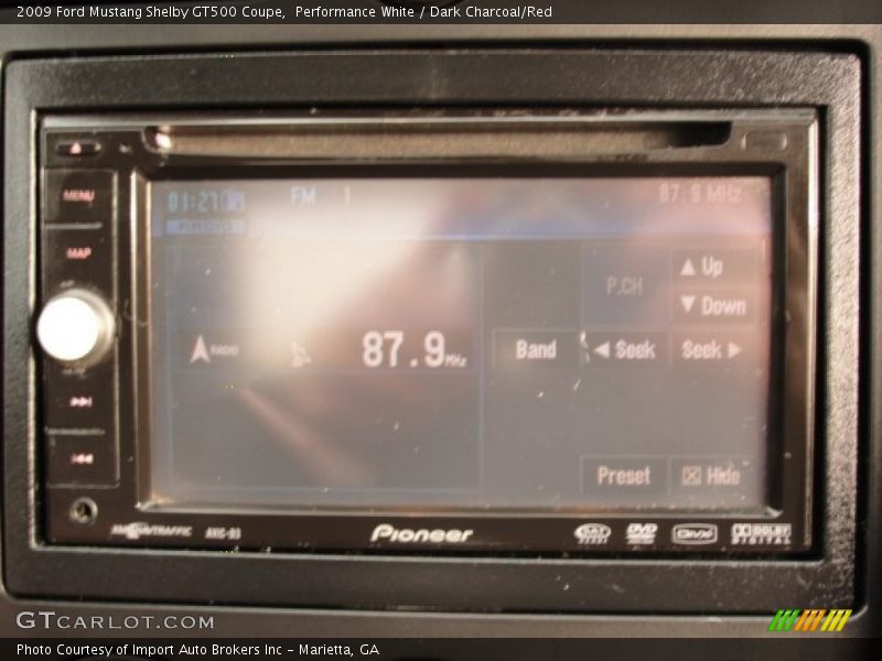 Performance White / Dark Charcoal/Red 2009 Ford Mustang Shelby GT500 Coupe