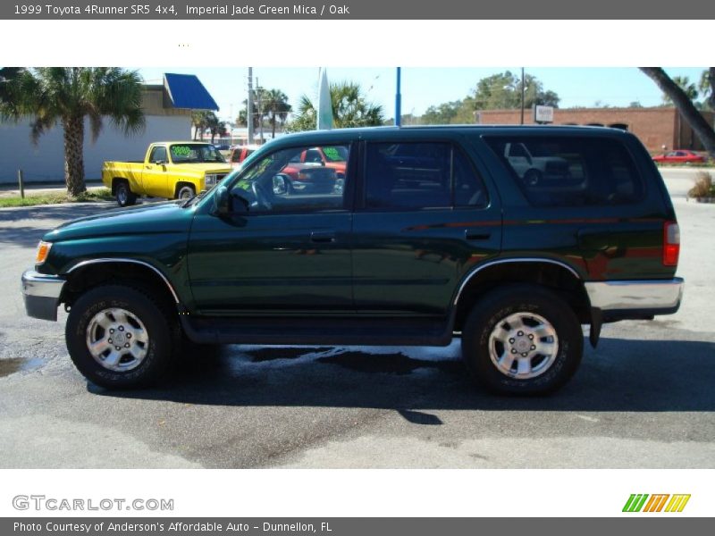 Imperial Jade Green Mica / Oak 1999 Toyota 4Runner SR5 4x4